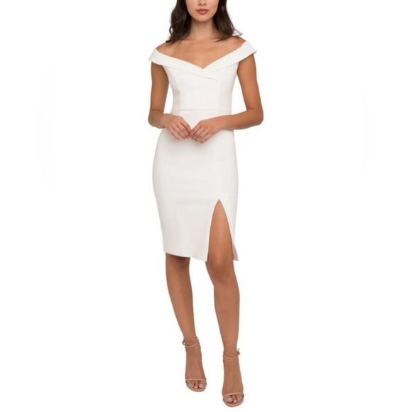 *FINAL SALE* NWT Hepburn Stealth Porcelain Bridal/Party Dress - Picture 1 of 12
